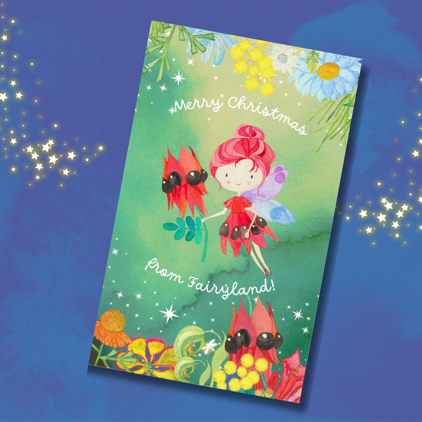 A Personalised Christmas Card from a Fairy