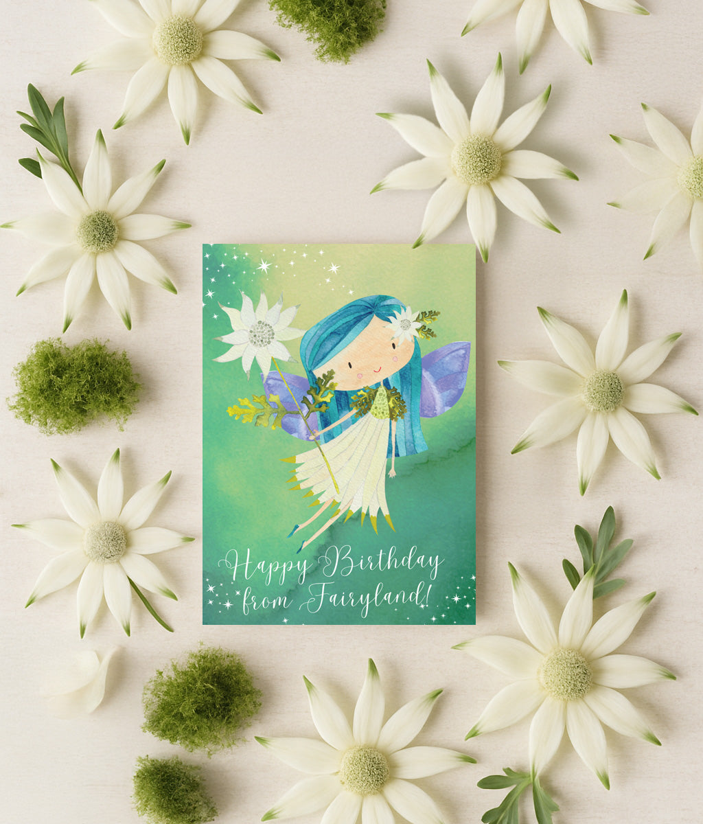 A Personalised Birthday Card from a Fairy