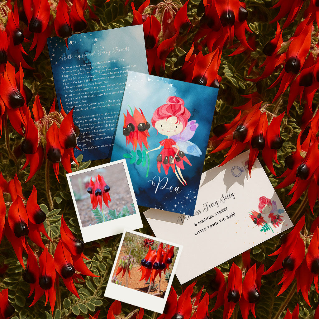Fairy Mail - Pea The Sturt Desert Pea Fairy