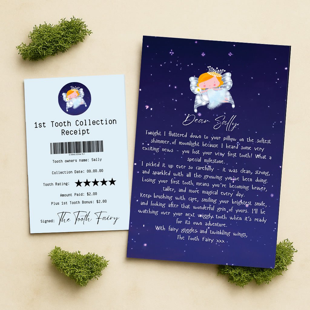 First Tooth Fairy Letter - Printable Instant Download - Fairy Mail