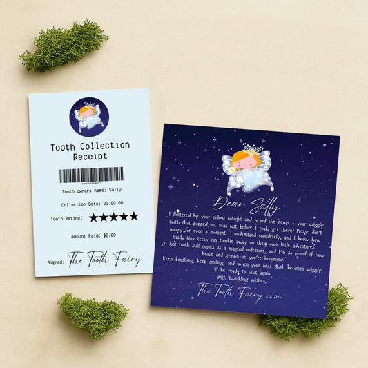 Tooth Fairy Letter - Printable Instant Download - Fairy Mail