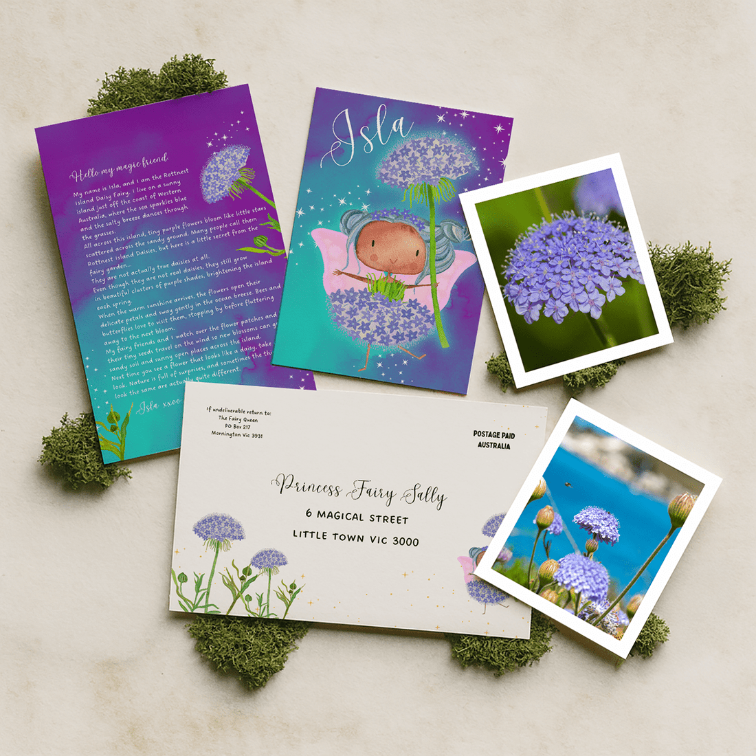 Australian Flower Fairy Letters for Children - Fairy Mail