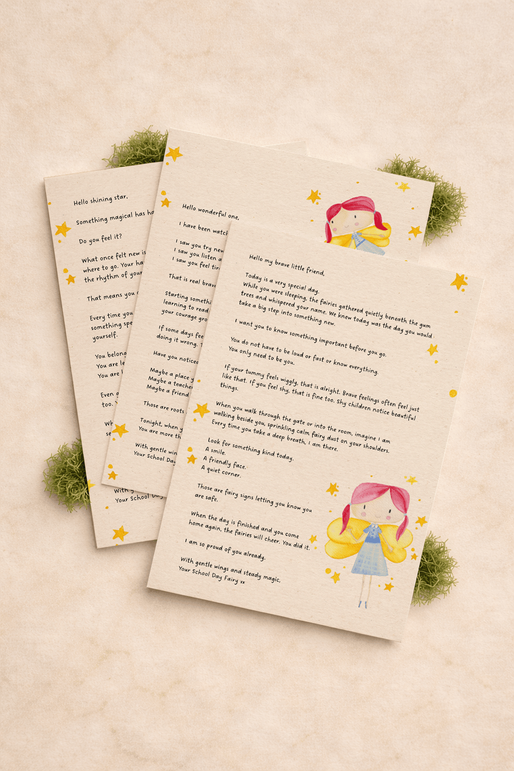 First Day of School Fairy Letter Ideas - Fairy Mail