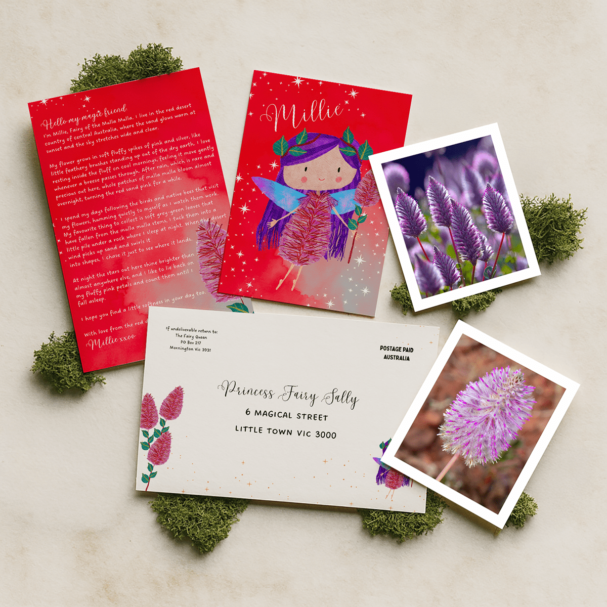 12 Months of Fairy Mail – Christmas Gift (Letters Start January and include a Christmas Card) - Fairy Mail