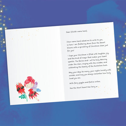 A Personalised Christmas Card from a Fairy