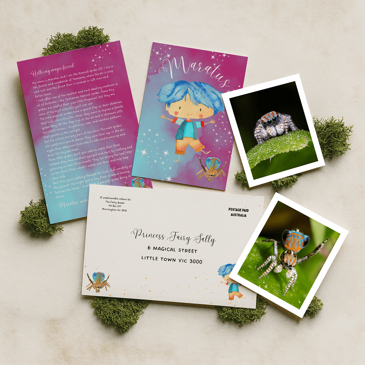 6 month Elf Mail Subscription - Fairy Mail
