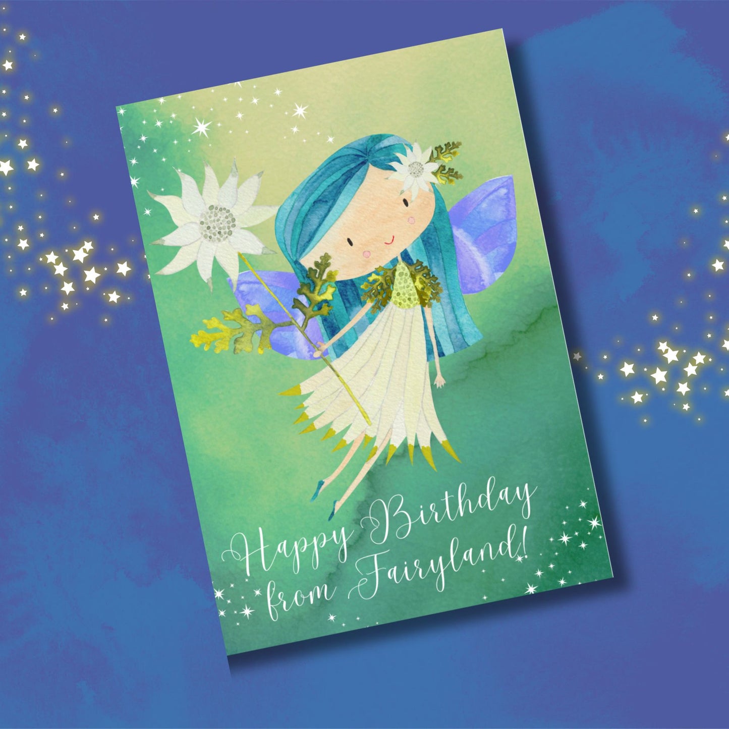 A Personalised Birthday Card from a Fairy