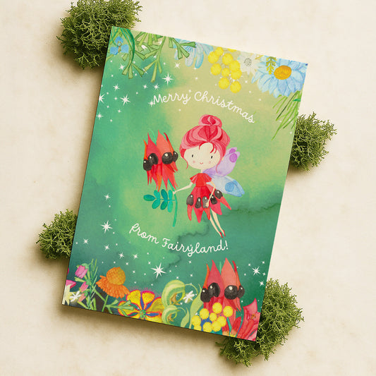 A Personalised Christmas Card from a Fairy