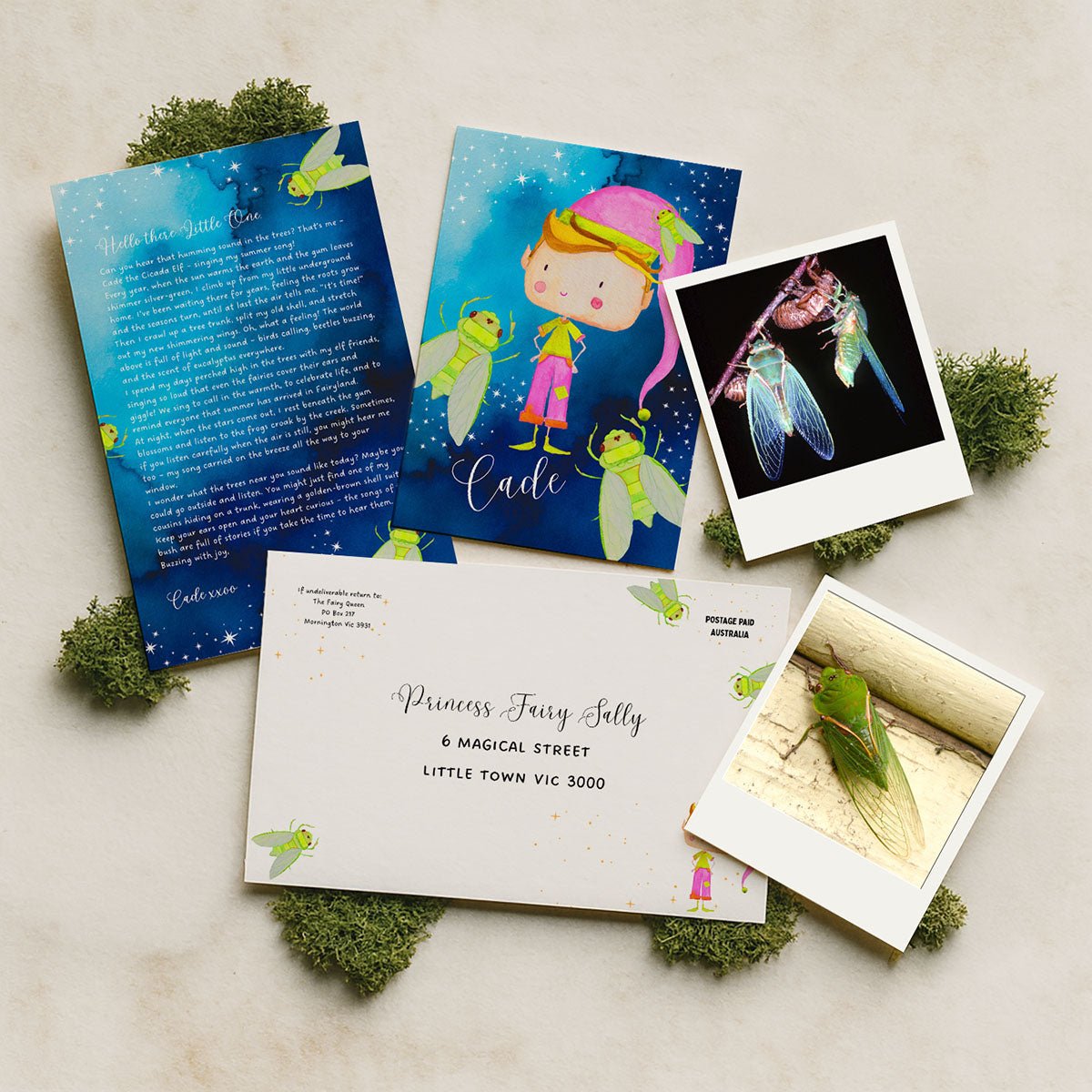 Elf Mail - Cade the Cicada Elf - Fairy Mail