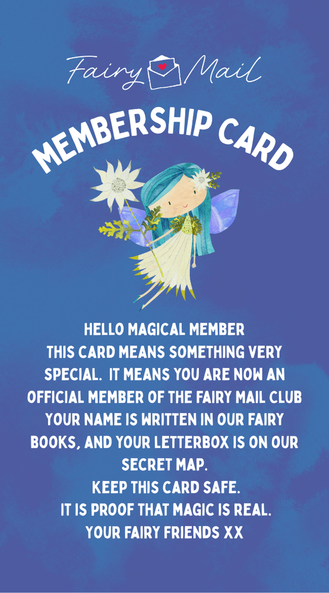 Fairy Mail Membership Card - Fairy Mail
