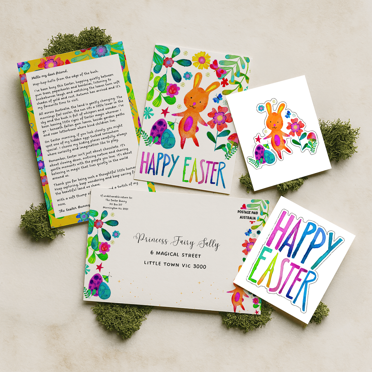 Personalised Easter Bunny Letter for Kids - Fairy Mail