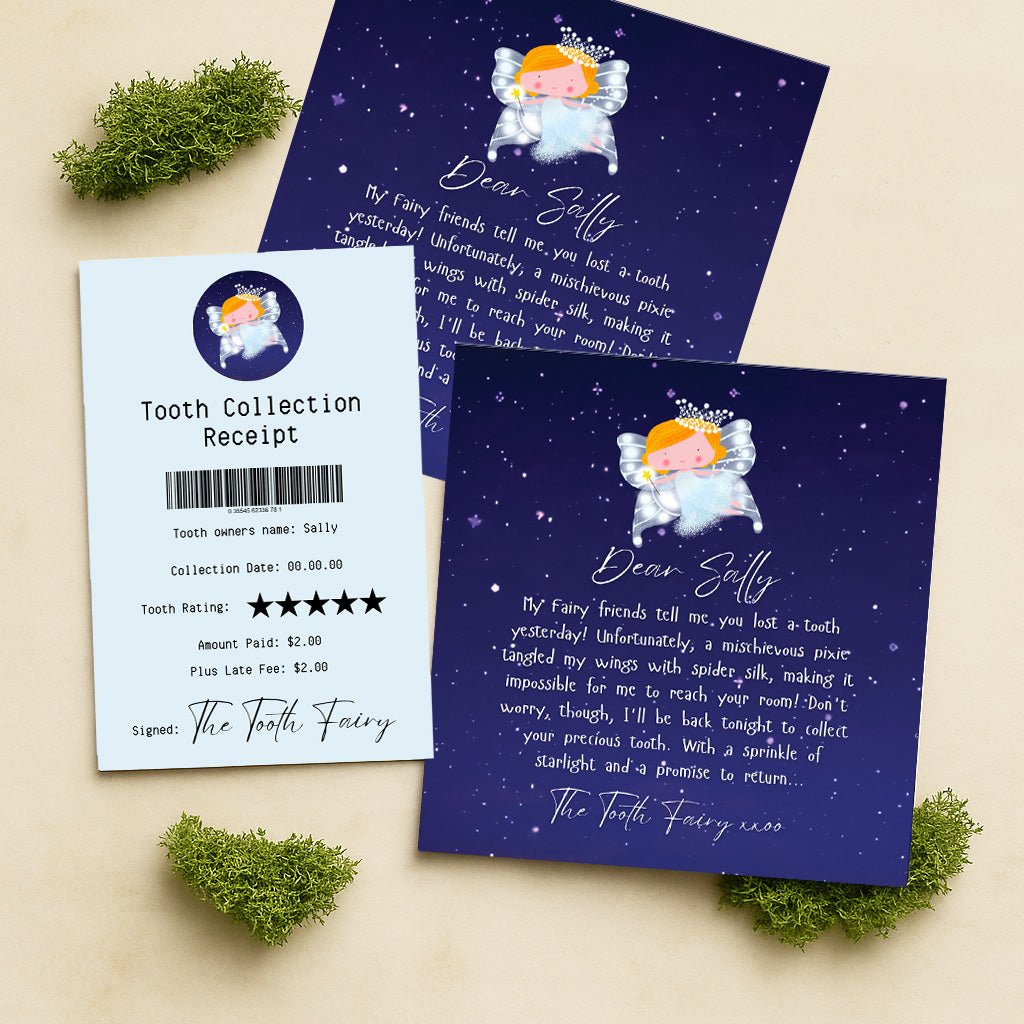 Tooth Fairy Letter - Printable Instant Download - Fairy Mail